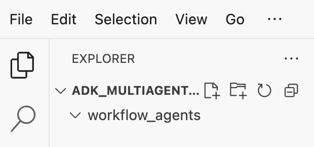 screenshot of current file structure