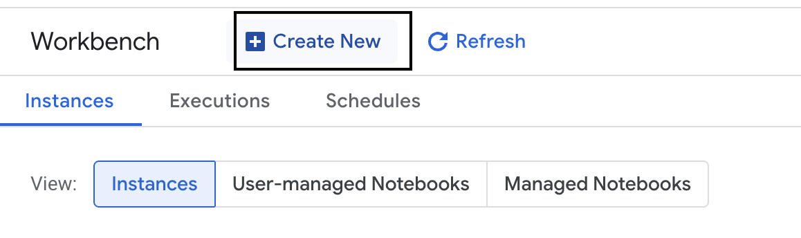 Create Workbench