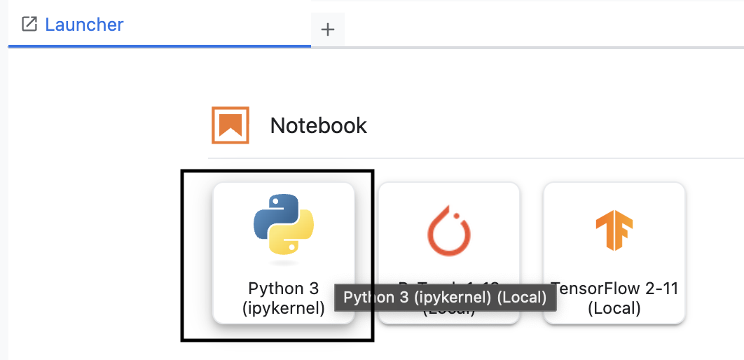 Create notebook